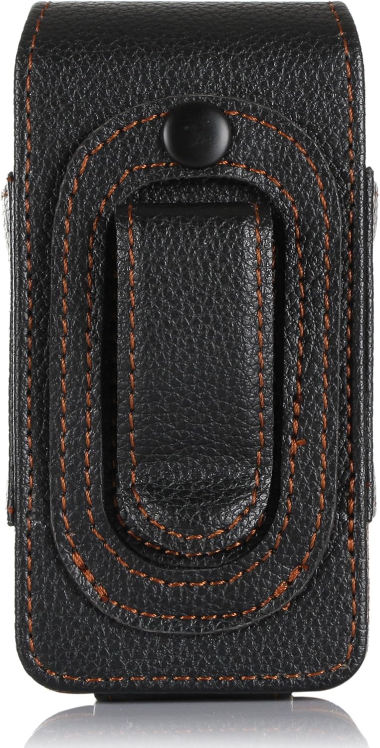TTfone Premium Holster Case Impact Resistant with belt clip Big Button Mobile Phones (TTCF4 Star TT300), black/silver - Image 3