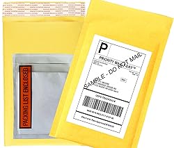 DZG Packing List Envelopes 7.5 x 5.5 Enclosed