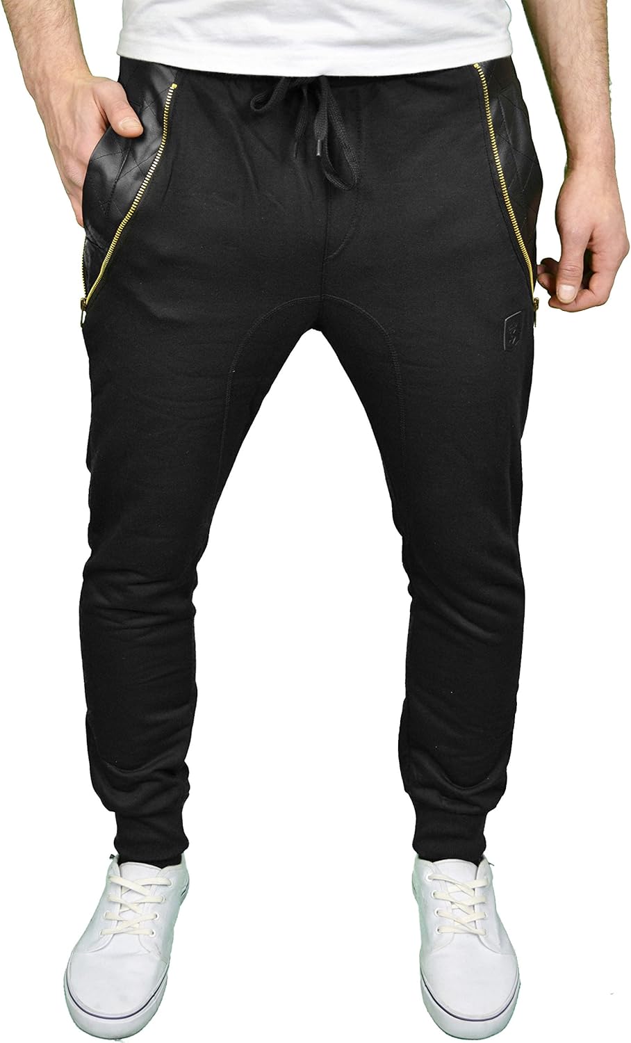 skinny cuffed joggers