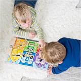 Melissa & Doug Wooden Latches Board | Developmental Toy for 3+ | Motor Skills view 6