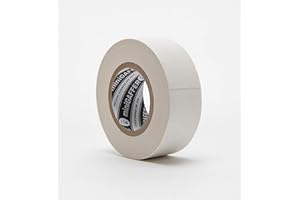 DGTAPE 1 inch x 11 Yards - White Mini Gaffer Tape. PRO Medium Grade & No Residue. Micro Gaffer Tape for Social distancing + Marking Floor. Write on Surface (trueGAFF25/9/W - 1inX11ya)