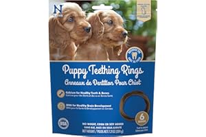 N-Bone Puppy Teething Rings Peanut Butter Flavor