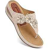 FUDYNMALC Sandals for Women Wedge Shoes: Summer All-Day Comfort Flip Flops 2026 Dressy Platform Footwear for Casual Walking