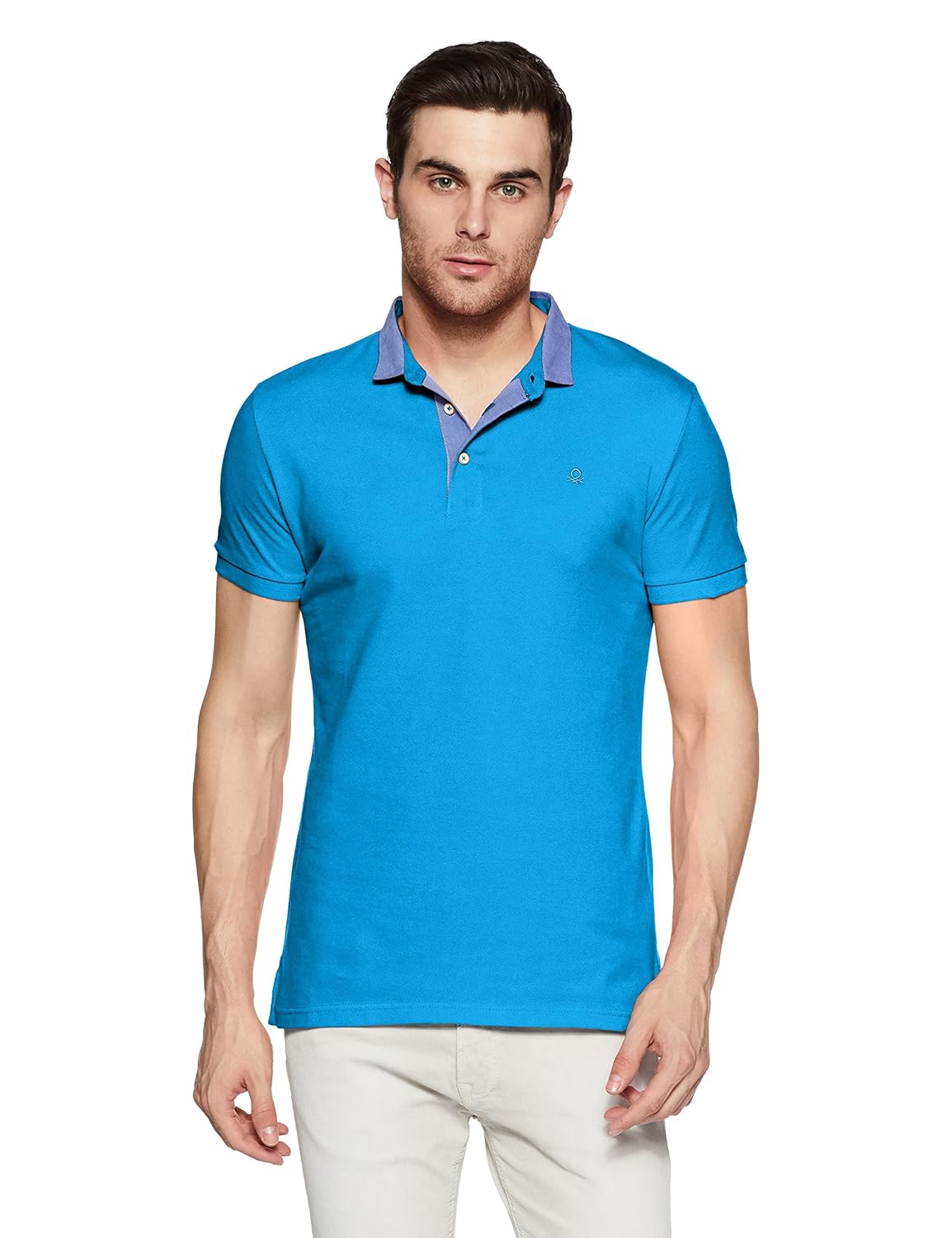 united colors of benetton men's solid regular fit polo