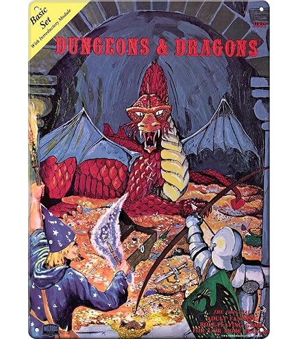 Amazon.com: Dungeons & Dragons Expert Set artwork Poster 8 x 12