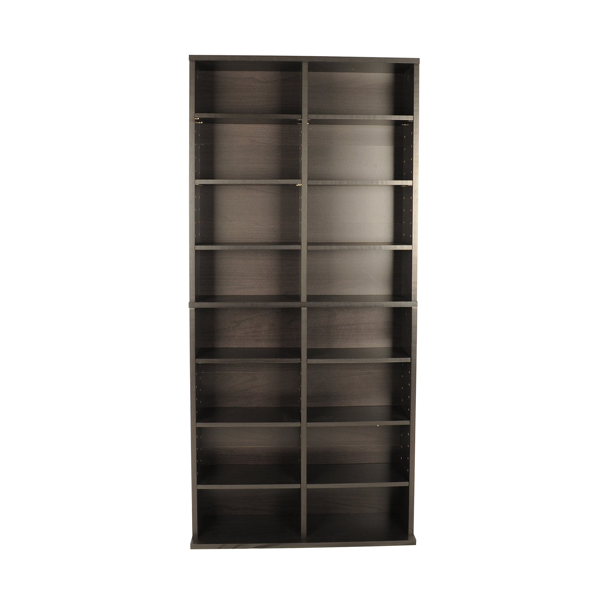 Atlantic Oskar Adjustable Media Holds 464 CDs, 228 DVDs or
