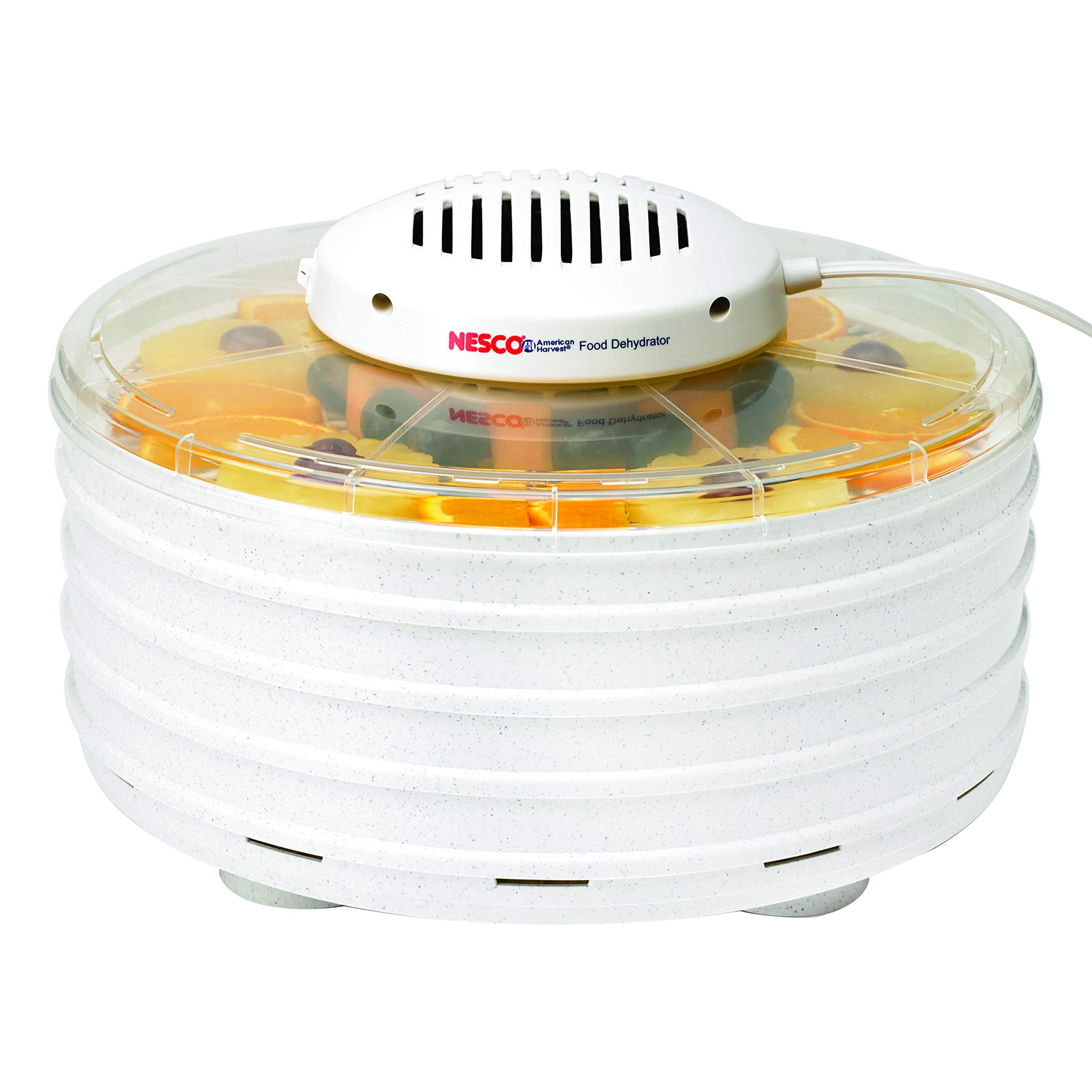 NESCO FD-37A, Food Dehydrator, White Speckled/Marbled, 400 watts