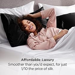 Bedsure Satin Pillowcase 2 Pack Similar to Silk
