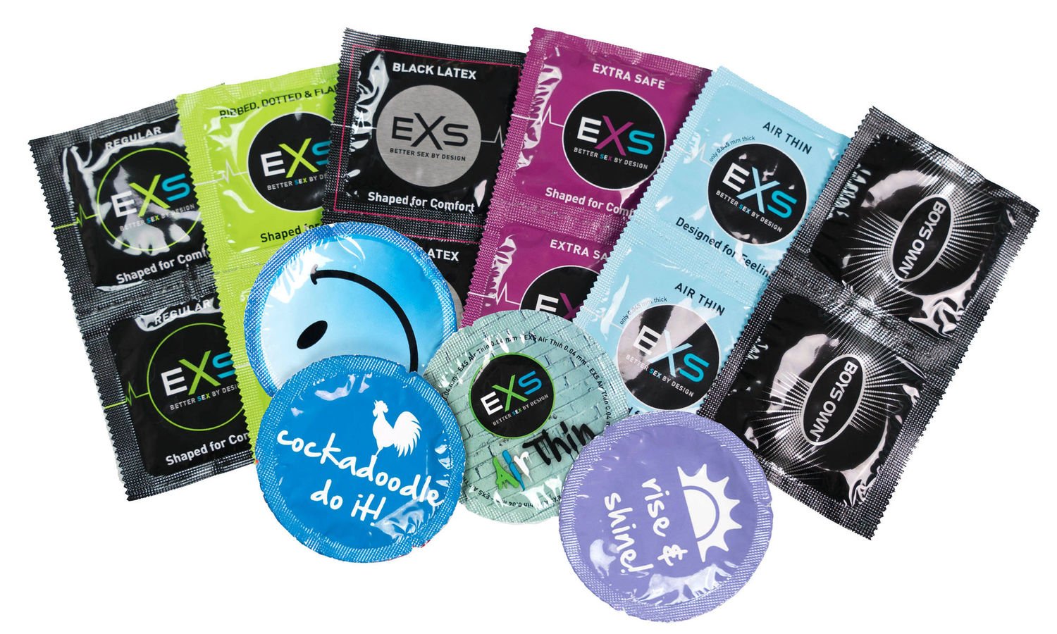 EXS Condoms Mega Mix Standard Size 20 Amazon.co.uk Health
