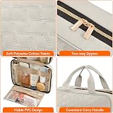 Lifewit Travel Toiletry Bag Large Hanging Cosmetic Organizer with PVC Clear view 4