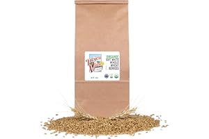 BENCH VIEW FARMS Organic Soft White Wheat Berries - 10lbs