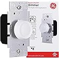 Amazon.com: GE Single Pole Rotating Dimmer Switch, Rotate On/Off, Use ...