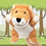 Cuteoy Plush Lion Hand Puppet Stuffed Animal Toy