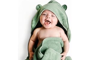 Natemia Premium Hooded Baby Bath Towel – Award-Winning, Organic Turkish Cotton, Soft for Newborns - Hooded Towels for Kids