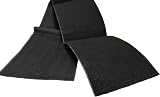 On1shelf 18cm Ultra Wide Self Adhesive Hook and Loop Strips Set Black 1m view 4