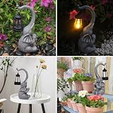 RICHIE Elephant Statue Garden Decor Solar LED Outdoor Light 4.52in view 7