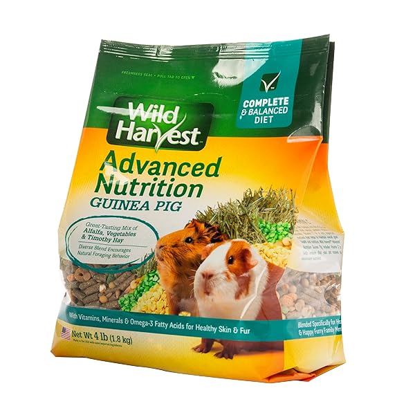WILD HARVEST ADVANCED NUTRITION GUINEA PIG, 4 POUNDS, COMPLETE AND BALANCED DIET