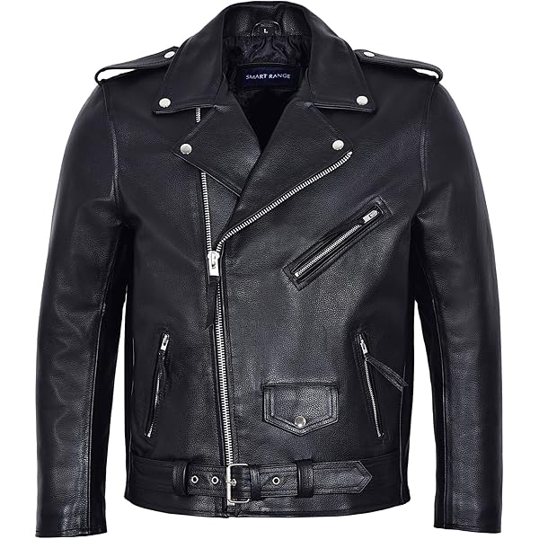Men's Real Leather Jacket 100% Lambskin Classic Casual Fashion