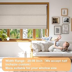 BERISSA Roman Shades for Interior Windows, Room
