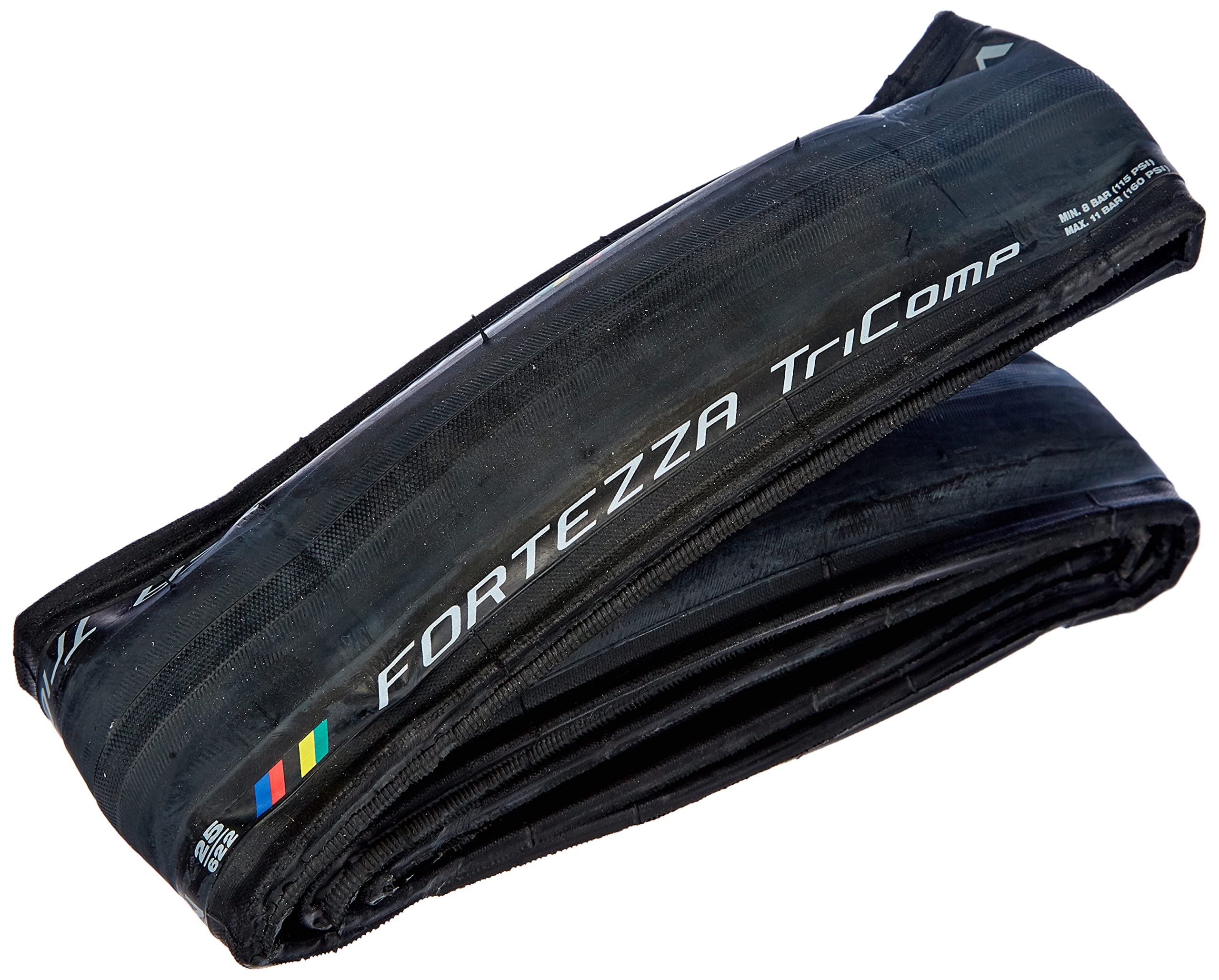 VREDESTEIN Fortezza Tricomp, Unisex Cover - Adult, Black, 700 x 25