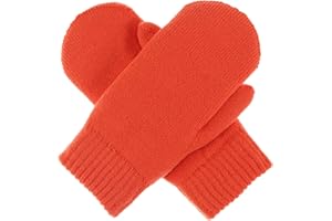 Be Your Own Style BYOS Unisex Winter Toasty Warm Solid Glitter Fleece Lined Knit Mitten Gloves