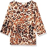 Calvin Klein Women's Long 3/4 Sleeve Blouse