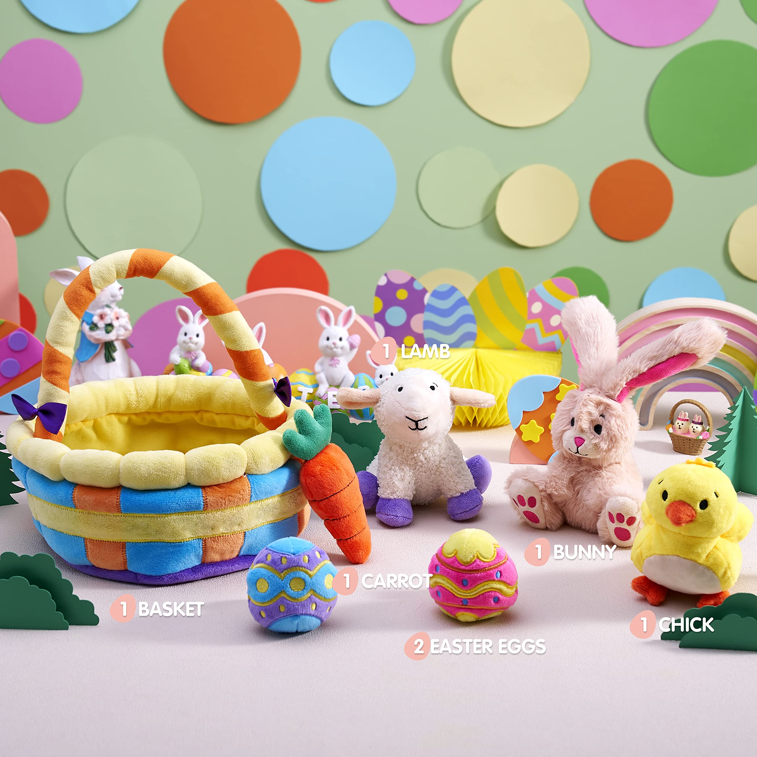 JOYIN Easter Basket Plushies