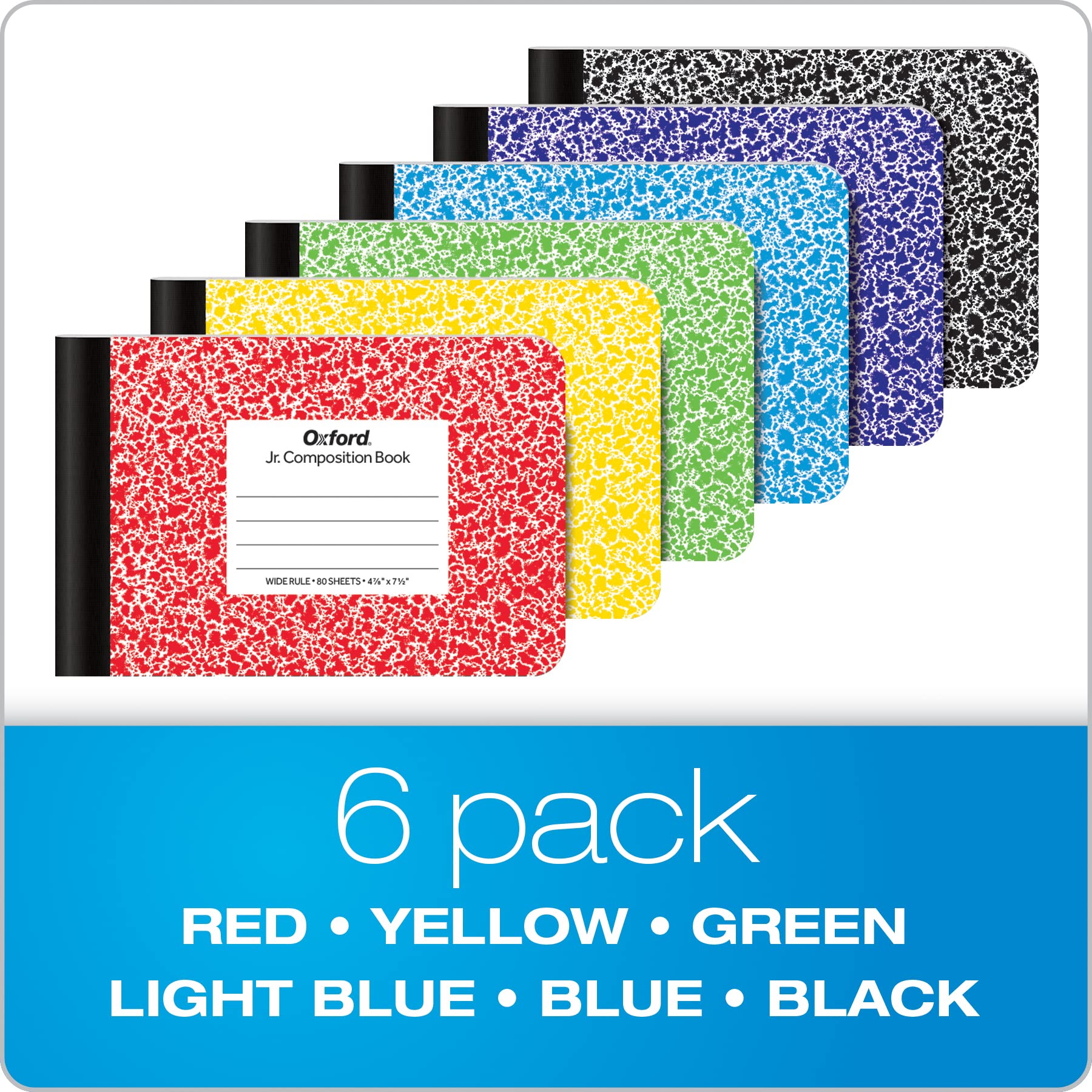 Oxford Jr. Composition Notebooks, Notebooks For School, School Supplies ...