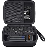 Baval Hard Storage Case for WOLFBOX MF100/MF50/MF60/70 Electric Air Duster | Shockproof, Anti-crush, Mesh Pocket, Accessory storage, Not losing accessories, Protective Storage Box, Black Case