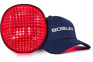 BOSLEY PROFESSIONAL STRENGTH Bosley Revitalizer 96 Flex 100% Laser No LEDs Hair Growth Cap (LLLT) Men and Women - Regrowth, Home Treatment, Thicker, Fuller, Healthy Hair, FDA Cleared Medium/Small