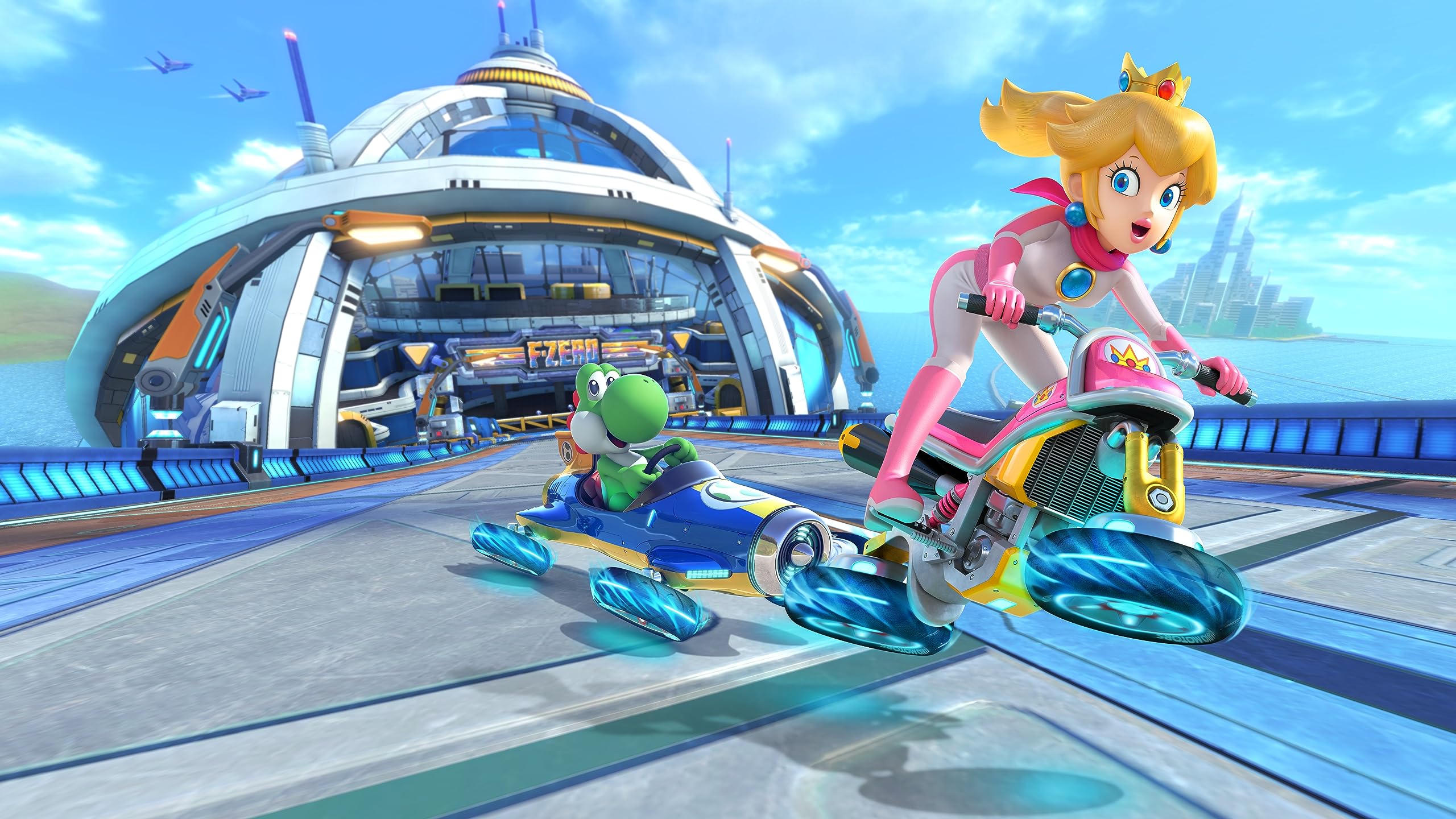 Paquete Deluxe de Nintendo Switch™ Mario Kart™ 8 (descarga completa del juego + membresía en línea de Nintendo Switch de 3 meses incluida)