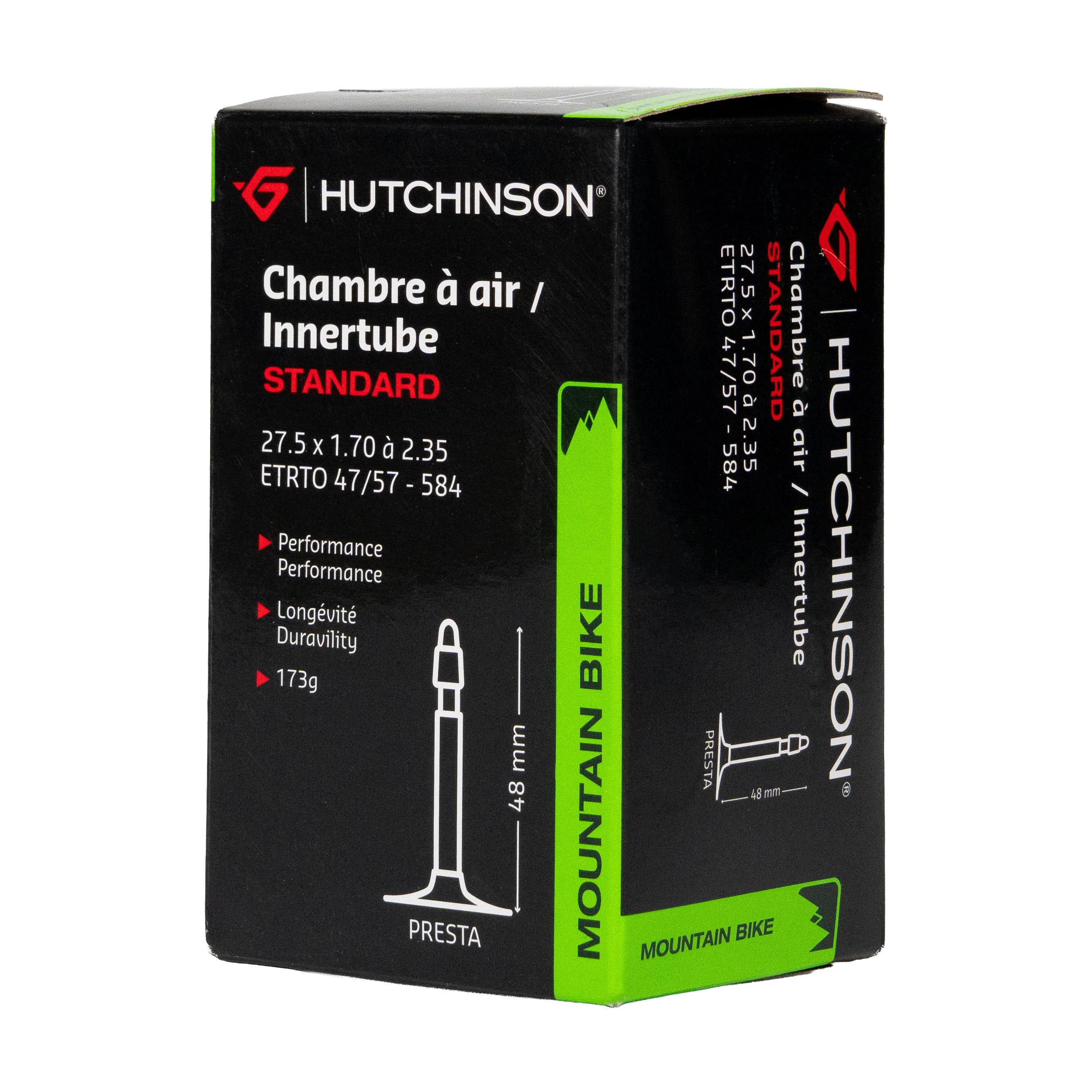 Hutchinson Cv657311 Tube Black 27.5 x 1.70 a 2.35