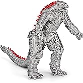 MUKSSE MechaGodzilla vs. Kong Toy Action Figure, King of The Monsters 2021 Movie Series Movable Joints Birthday Kid Gift, Travel Bag, Silver