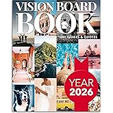 Vision Board Book Magazine for Women - 1000+ Diverse Pictures, Quotes, Self-discovery Exercises | Complete Collage Clip Art Supplies Kit for Adults | Ideal for Vision Mood Board Party & Manifestation
