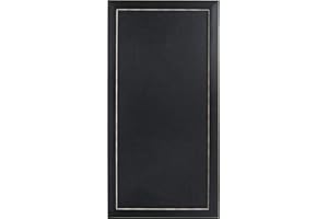 DesignOvation Wyeth Framed Magnetic Chalkboard, Black