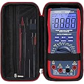 Aproca Case Compatible with AstroAI TRMS 6000 Digital Multimeter Analyzer Counts Volt Meter, Portable Hard Storage Bag for Accessories (Case Only)