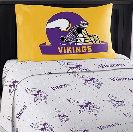 Football Nfl New 5pc Nfl Minnesota Vikings Bedding Comforter
