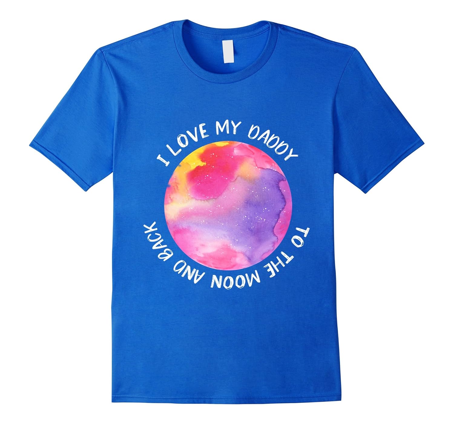 I Love My Daddy Shirt | Moon Shirt For Girls-anz