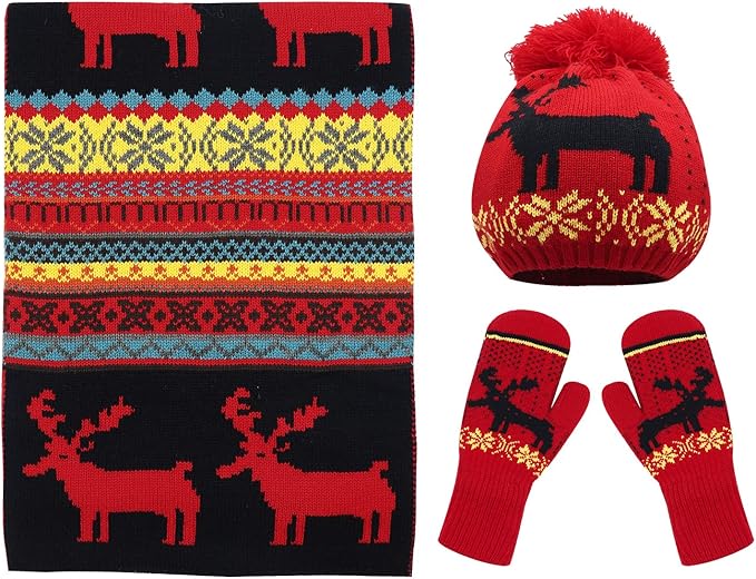 matching bobble hat and scarf