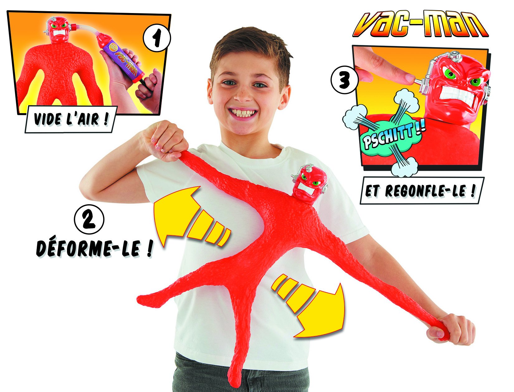 stretch armstrong and vac man