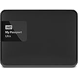WD 1TB Black My Passport Ultra Portable External Hard Drive - USB 3.0 - WDBGPU0010BBK-NESN [Old Model] (Renewed)