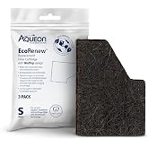 Aqueon Aquarium Fish Tank EcoRenew Filter Cartridge, Small 3 Pack