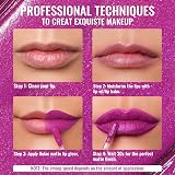 Oulac Matte Liquid Purple Lipstick 4.5ml Vegan Fuchsia Kissproof view 7