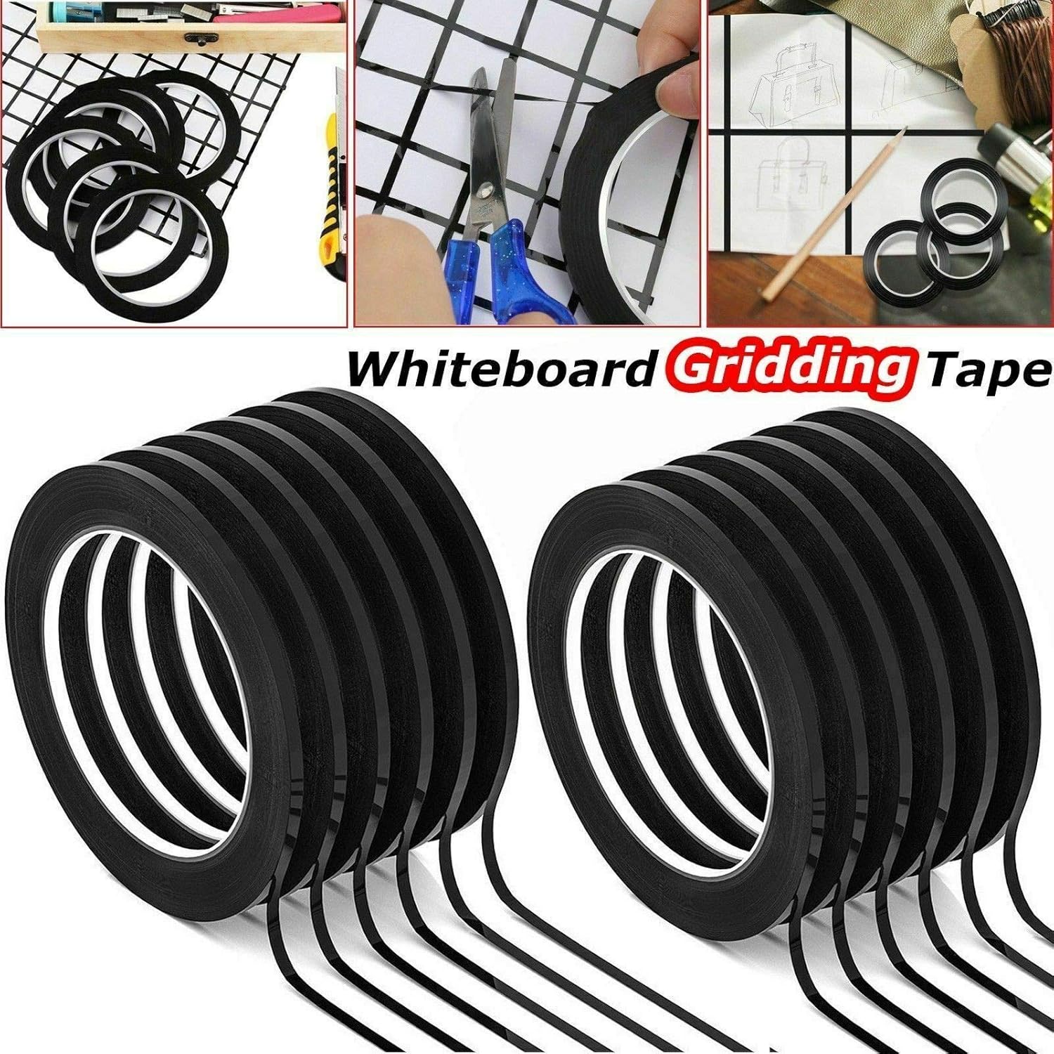 3mm Self Adhesive Whiteboard Grid Gridding Marking Tape Non