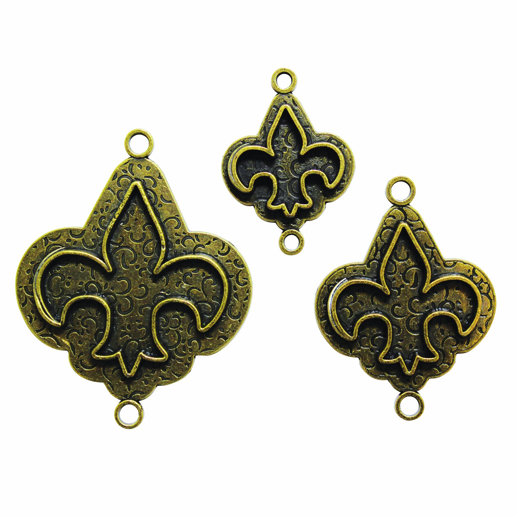 Bezels Spellbinder Paper Arts Fleur De Lis, Bronze