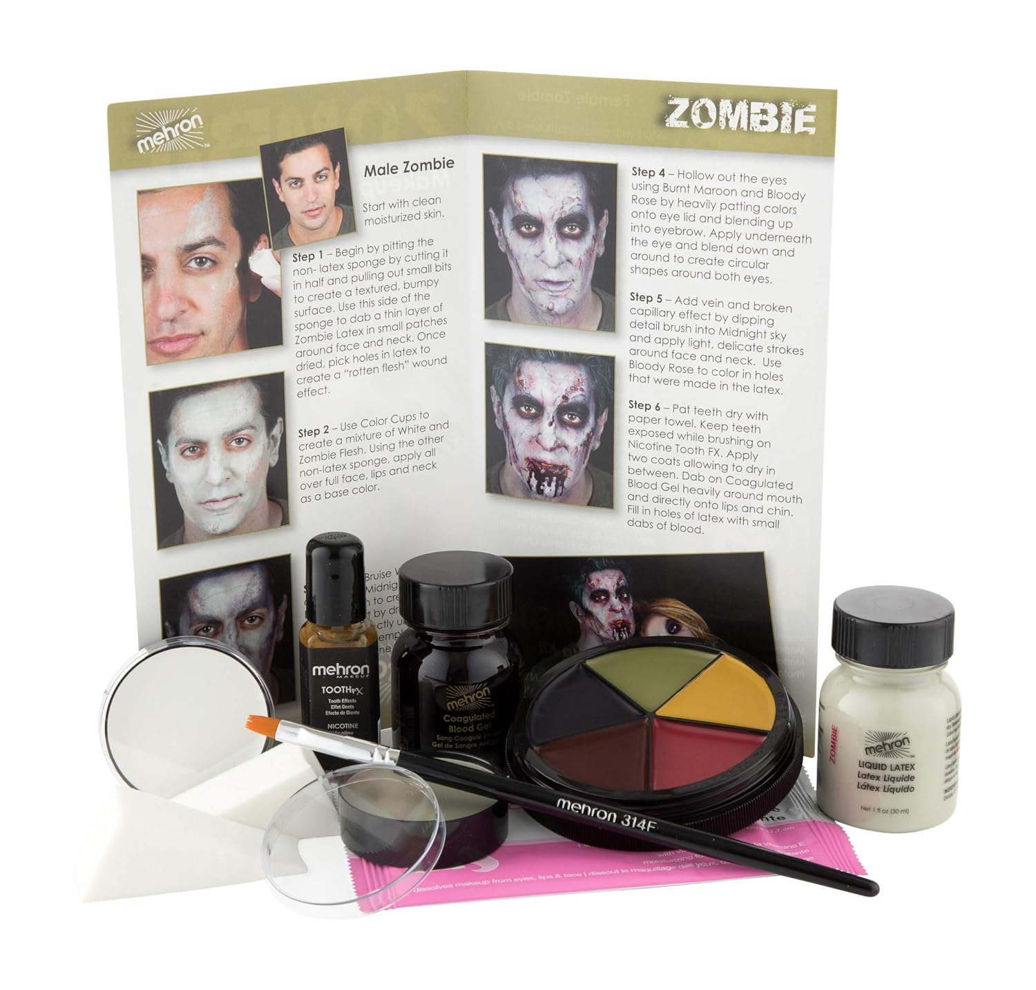 Injury Bruise Fight Victim Color Set Fx Makeup Kit