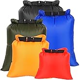 Ucolofun Dry Bags Waterproof Set, 5 Packs Ultralight Waterproof Bags Small Stuff Sack Water Proof Bag Dry Packs, Outdoor Dry Bag Keep Gear Dry for Backpacking Hiking Boating Camping Travel
