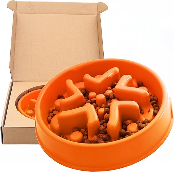 Slow Feed Dog Bowl AMazeinABowl for Dogs Interactive Feed Bowl