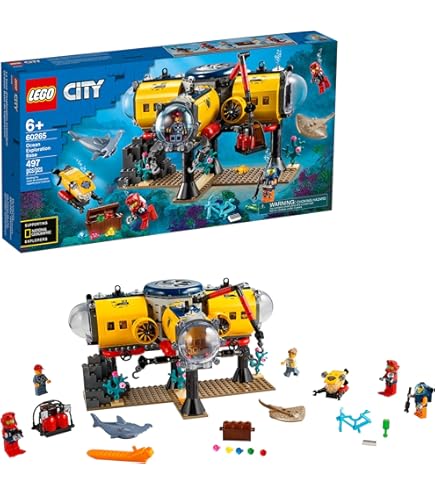 Amazon.com: Lego 60265 City Oceans Exploration Base Deep Sea