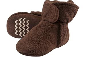 Hudson Baby Unisex-Child Cozy Fleece Booties Slipper Sock